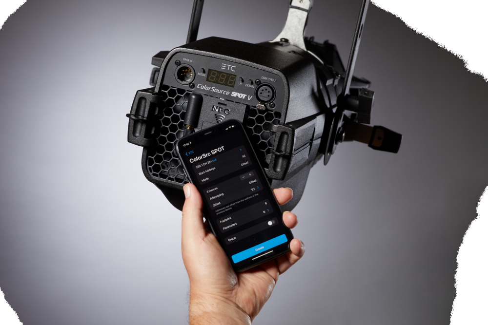 ColorSource Spot V, with Shutter Barrel, Black